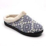 Plumaflex blauwe slipper R12031